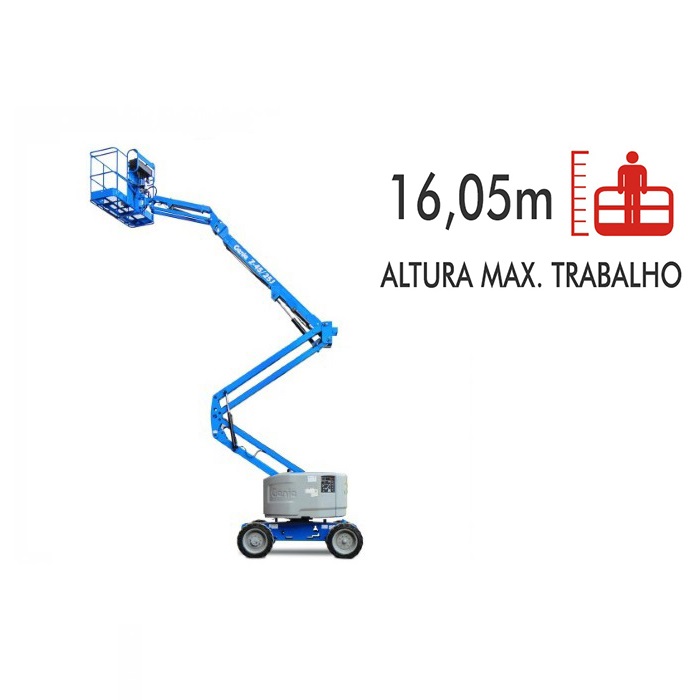 PLATAFORMA ELEVATORIA ARTICULADA GENIE Z45/25j - BR PLATAFORMAS